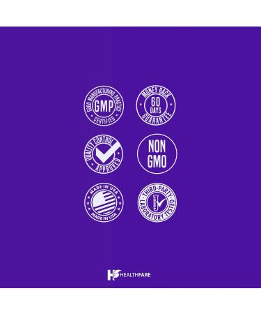 Healthfare Melatonin 60mg | 90 Veg Capsules | High-Strength Formula | Vegetarian Non-GMO Gluten-Free | Made in The USA 1 - Buy Online on GoSupps.com