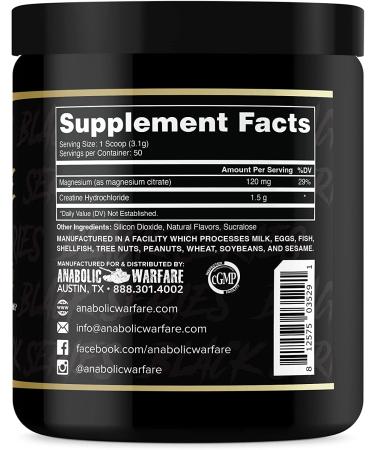 Anabolic Warfare Creatine Carnage: Build Lean Muscle & Boost Endurance with Natural Flavor - 50 Servings - Buy Online on GoSupps.com