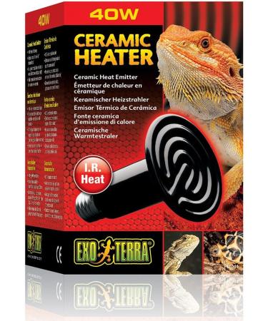 Buy Exo Terra Ceramic Heater 40W for Reptiles - E27 Socket | International Shipping - Buy Online on GoSupps.com