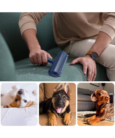 Top 2.0 Animal Hair Remover Lint Roller - Reusable Pet Lint Brush for Dog & Cat Hair - Effective for Furniture Bedding & Couch - Blue - Buy Online on GoSupps.com