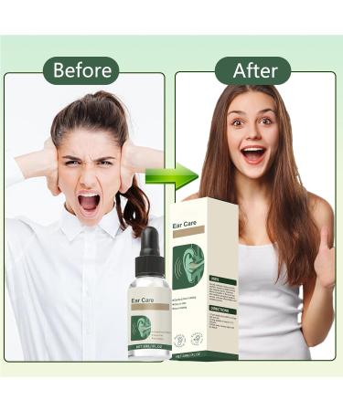 Ear Care Drops Gentle Formula 2PCS Natural Ingredients Relieve Tinnitus by Unblocking Secretions for Daily Ear Hygiene Easy to Use & Portable for Men & Women - Buy Online on GoSupps.com