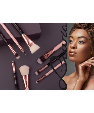 Luvia Rougepinsel E214 - Vegan Blush Brush in Nude/Ros gold | Essential Prime Makeup Brush for Flawless Application - Shop Internationally! - Buy Online on GoSupps.com