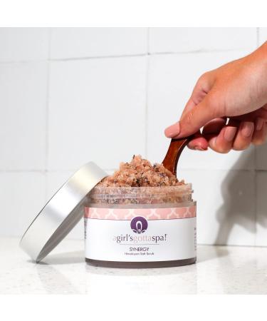 Buy A Girl's Gotta Spa! Lavender Himalayan Salt Body Scrub - 10 oz | Exfoliate & Moisturize Skin - Buy Online on GoSupps.com