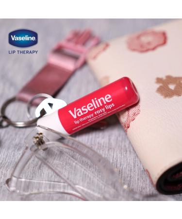 Vaseline Lip Therapy Rosy Lips - Hydrating Lip Balm Pack of 8 | Moisturizing Stick for Dry Lips - 0.16 Oz Each - Buy Online on GoSupps.com