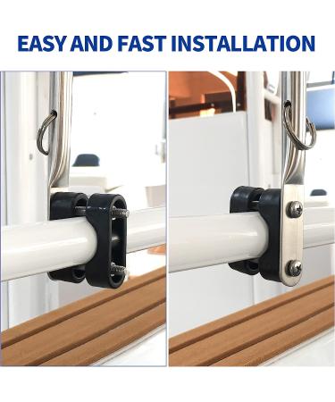 Stainless Steel Rail Mount Boat Pulpit Staff | 7/8-1 | Marine Flag Pole for Yacht - Buy Online on GoSupps.com