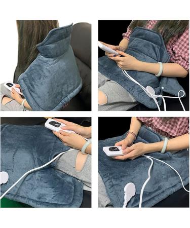 Neck Heating Pad - Heated Shoulder & Neck Blanket | Fast Heating UK Plug 220V | Ideal for Office & Home Relief - Buy Online on GoSupps.com