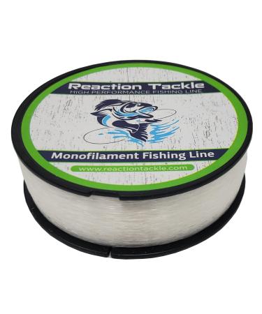 Reaction Tackle Monofilament Fishing line- Various Sizes and Colors Clear 4LB (3000 yards)