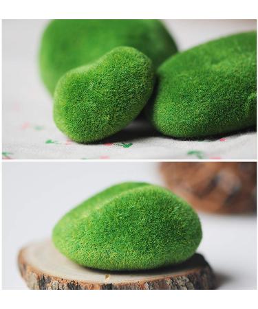 ODDIER 20-Piece Artificial Moss Rocks for Fairy Gardens and Floral Arrangements - Fake Moss Decor for Crafts and Pot Planters (2 Sizes) - Buy Online on GoSupps.com