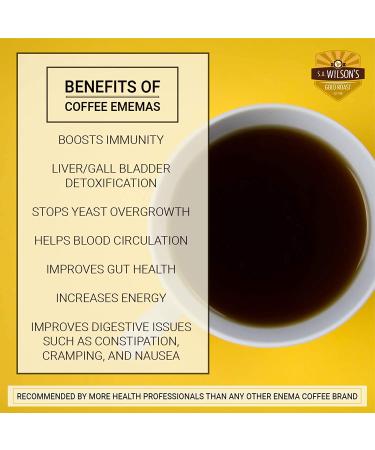 Organic High Caffeine Gold Coffee Enema 2-Pack by S.A. Wilson - 44% Higher Caffeine - Kinara Coffee Scoop Included - Buy Online on GoSupps.com