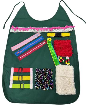 Fidget Toys Adults Elderly Sensory Apron | Elderly Care Products Grandma People With Poor Memories Apron Fidget Toy - Buy Online on GoSupps.com