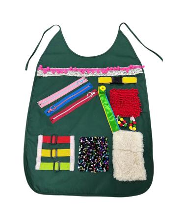 Fidget Toys Adults Elderly Sensory Apron - Flexible Thoughtful Elderly Brain Activity Apron Fidget Toy Develop Motor Skills