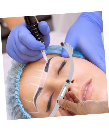 Beavorty 4pcs eye brow shaping kit white white outfit brow mapping kit suite aluminum alloy eyebrow line - Buy Online on GoSupps.com