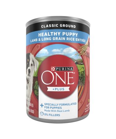 Purina ONE SmartBlend Natural Puppy Dog Food Wet Food Lamb & Rice (12) 13 oz. Cans - Buy Online on GoSupps.com