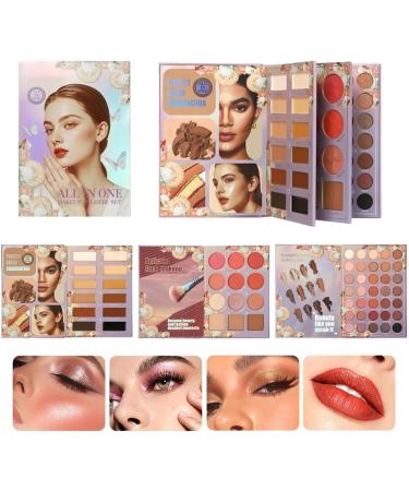  MFYOUPK Make-up Eye Palette Long-Hold Beauty Products Folding Book-Style Makeup Palette For Beginners Adults Teenagers Daily Evenings - Buy Online on GoSupps.com