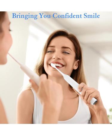 Replacement Toothbrush Heads for Philips Sonicare - Compatible Snap-on Electric Toothbrush Heads (Pack of 8) - Blue - Buy Online on GoSupps.com