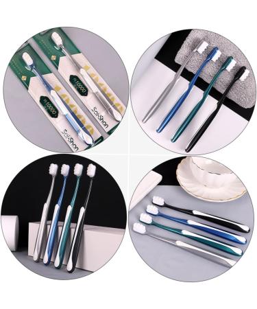 Gleavi Soft Silk Toothbrush Set for Adults - 4 Pack Classic Design Elastic PP Bristles Ideal for Pregnant Women - Gentle Oral Care & Cleaning - Buy Online on GoSupps.com