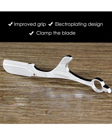 Razor Straight Edge Seal Streamlined Hair Trimmer | Zinc Alloy Manual Shaver Tool for Home & Salon - Perfect for Men - Buy Online on GoSupps.com