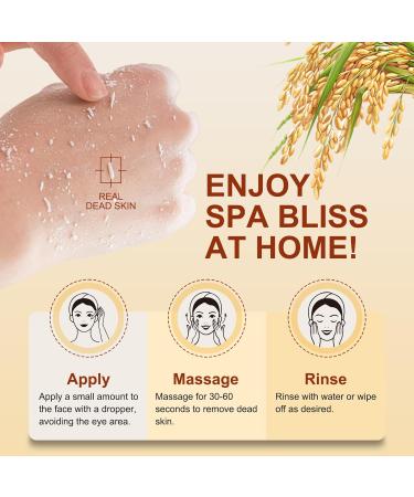 Peel Shot Glow Rice Ampoule Duo White and Black Rice Exfoliating Ampoules Pore Minimizing Gentle Peel Deep Hydration - Christmas Gifts for All Skin Mixed - Buy Online on GoSupps.com