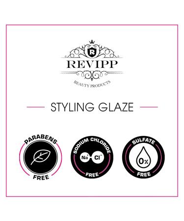 REVIPP Beauty Styling Glaze - Pro Vitamin B5 & Avocado Oil | 4 fl oz | Volume & Soft Hold | No Parabens Alcohol or Sodium Chloride | International Shipping Available - Buy Online on GoSupps.com
