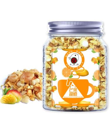 Plant Poison Mango Sweet Orange Fruit Tea (mango apple pineapple orange peel chrysanthemum) Lose sheet mass non-gut mixed fruit taste hot and iced tea bag 70g / 2.5oz
