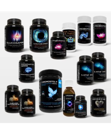 Intelligent Labs Meriva Curcumin Phytosome - 500mg Complex, 2900% Better Absorption, 120 Capsules - Soy Free - Buy Online on GoSupps.com