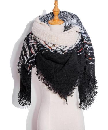 Shop HANXIULIN Women's Vintage Floral Loop Scarf - Cozy Warm Winter Wrap for Ladies | One Size - Buy Online on GoSupps.com