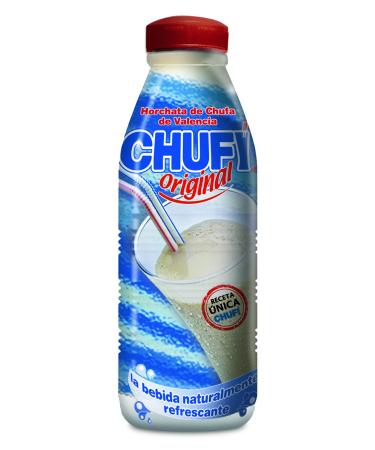 Chufi CHUFI - Horchata refreshing drink of Valencia bottle 1 L (Pack of 3)