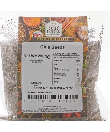 Old India Chia Seeds 250g - Buy Online on GoSupps.com