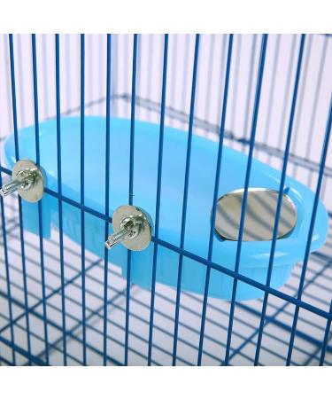 Mirrored Bird Bath for Small Parrots & Parakeets - Bathtub Shower Accessories 7.4x3.9x1.4inch - Buy Online on GoSupps.com