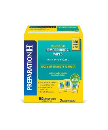 Preparation H Medicated Wipes (180 ct.)