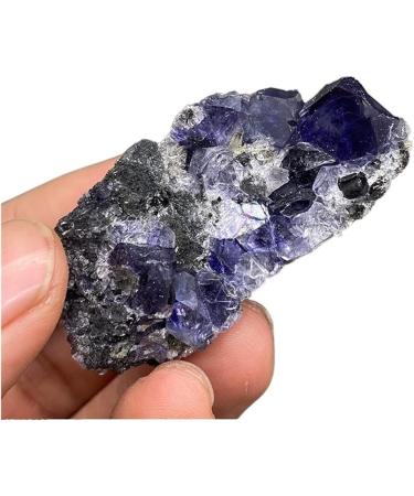 Natural Crystal Rough Natural Polyhedral Tanzanite Blue Purple Fluorite Cluster Mineral specimens Gem Level Stones and Crystals (Size : 9) - Buy Online on GoSupps.com
