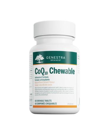Genestra Brands - CoQ10 Chewable - Coenzyme Q10 Antioxidant Formula - 60 Chewable Tablets