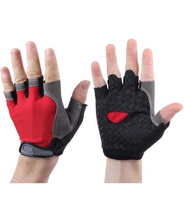 Anti-Slip Half-Finger Cycling Gloves | Wear-Resistant Outdoor Exercise Gloves | Size L - Buy Online on GoSupps.com