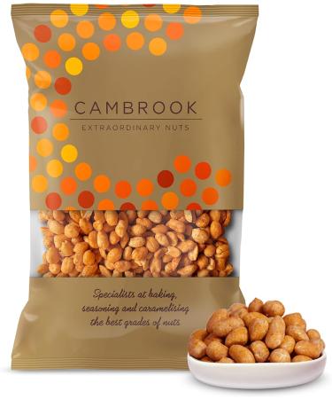 Cambrook Baked Sweet Chilli Peanuts 1kg Bag - Premium Quality Gluten-Free Vegan Nuts - Buy Online on GoSupps.com
