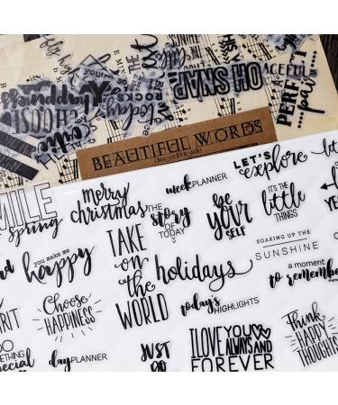 Doraking 90PCS Vintage Sweet Happiness Stickers for Laptop, Scrapbook & Windows - Unique No-Repeat Beautiful Words Stickers - Buy Online on GoSupps.com