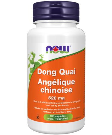 NOW Supplements Dong Quai 520mg Capsules 100 Count