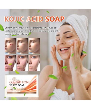 Skin Lightening Soap - Effective Glutathione Dark Spot Removal Soap | Skin Lightening Soap Dark Spots Scar Removal for Renywosi - Buy Online on GoSupps.com