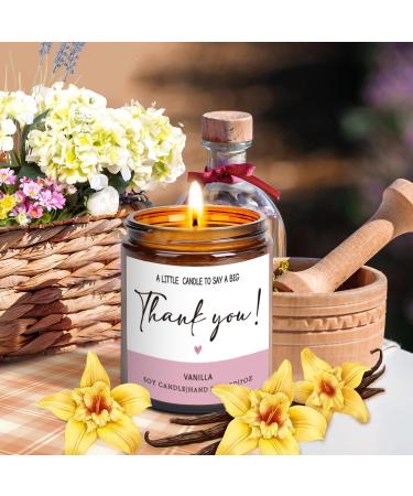 Vanilla Scented Thank You Gifts for Women - Aromatherapy Soy Wax Candle Set for Her | Christmas Xmas Presents for Best Friend, Sister, Auntie, Mum, BFF - Buy Online on GoSupps.com