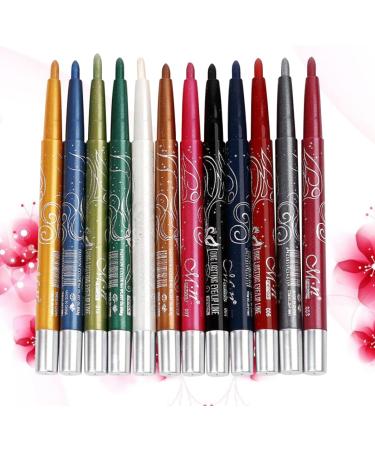  minkissy minkissy Set of 12 Luster Soft Texture Eyeliner Pens with Automatic Rotation - Buy Online on GoSupps.com