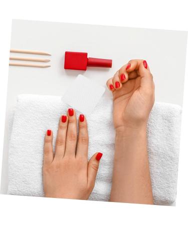 HONMEET 2 Boxes Nail Wipes Cleaning Wipes Travel Wipes Gel Nail Polish Makeup Wipes Travel Size Glue Wipes Finger Nail Polish Remover Makeup Wipes Remover Nail Pads White Cotton 4.80X4.80X0.10CM White - Buy Online on GoSupps.com