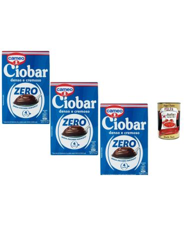 Italian Gourmet Ciobar Chocolat Chaud Z ro Sucre 3x76g boisson chocolat e italienne sans sucres ajout s texture dense et cr meuse cacao intense pr paration rapide id al r gime