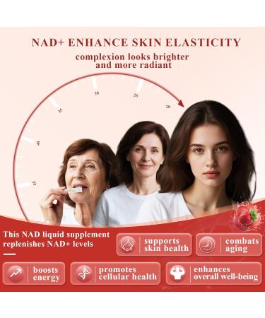 Healliance NAD+ Liquid Supplement 1000mg - with Resveratrol Nicotinamide Riboside & PQQ Supports Cellular Energy & Healthy Aging for Women & Men (30 Packets) - Buy Online on GoSupps.com