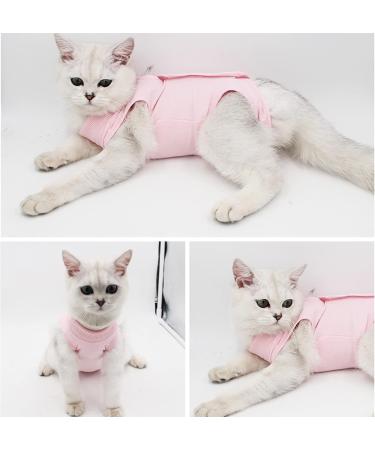 WDEC Katzenbody After Op - Anti-Trolley Cat Recovery Suit for Skin Disease & Post-Castration | Comfortable Cat Clothing (L Pink) - Buy Online on GoSupps.com