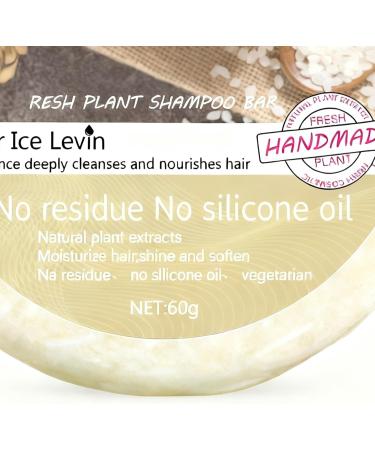  Generisch Solid shampoo for washing and caring for hair 60g nourishing hair soap with a conditioning effect | Purifying and cleansing shampoo | For women and men for hair care - Buy Online on GoSupps.com