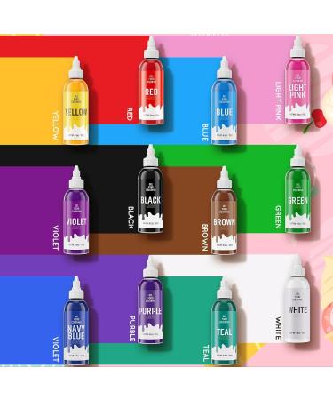 Nomeca Food Coloring Gel for Baking 128g Cake Food Coloring High Concentrated Vibrant Gel Food Dye for Easter Egg Icing Fondant Macaron Frosting Cookie Gluten Free Vegan Tasteless (123 ml (Pack of 1)) - Buy Online on GoSupps.com