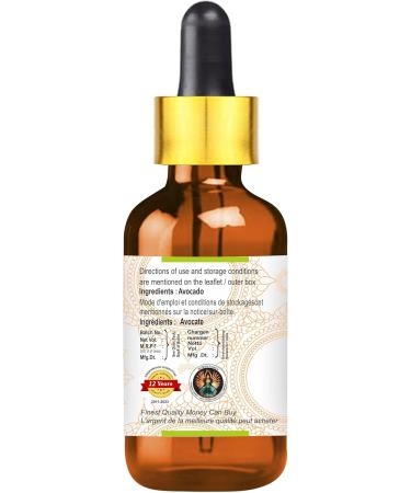 Greenwood Essential Natural Avocado Oil 50ml - Cold-Pressed Therapeutic Quality with Glass Dripper - Pure Persea Americana for Skin & Hair - Buy Online on GoSupps.com