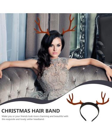 FRCOLOR Antlers Headband Deer Antlers Headband Reindeer Antlers Hairband Christmas Halloween Big Antlers Hair Hoop - Buy Online on GoSupps.com