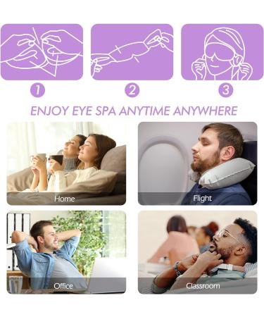 Jekeno Steam Eye Mask 16-Pack for Dark Circles & Puffiness | Self-Heated Gentle Steam, Relief for Eye Fatigue | Disposable Lavender Eye Mask - Christmas Spa Gift - Buy Online on GoSupps.com