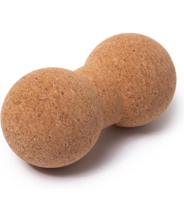 New Living Kork Massage Ball Set | Sustainable Trigger Point Therapy | Ideal for Back & Muscle Massage | Includes Cork Peanut Roller & Erd Nut with Bags - Buy Online on GoSupps.com