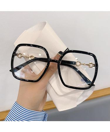 Jactz Oversized Reading Glasses for Men & Women - Anti-Blue Light Spring Hinges Quadratical Style - Buy Online on GoSupps.com